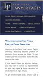 Mobile Screenshot of nylawyerpages.com